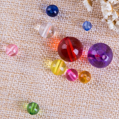 diy透明亚克力手串光珠