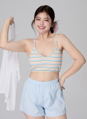 泳衣女微胖遮肉泡温泉