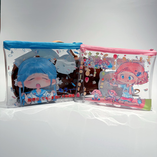 potato bb原创 人物系列pvc收纳袋 人物可爱实用百搭文具袋