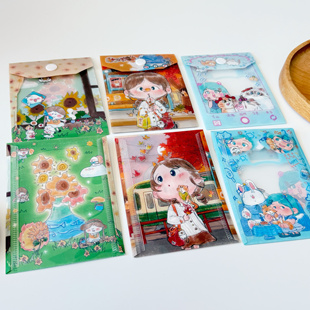 potato bb原创 秋的物 猫咪庆生 晴天娃娃按扣袋 小素材收纳百搭