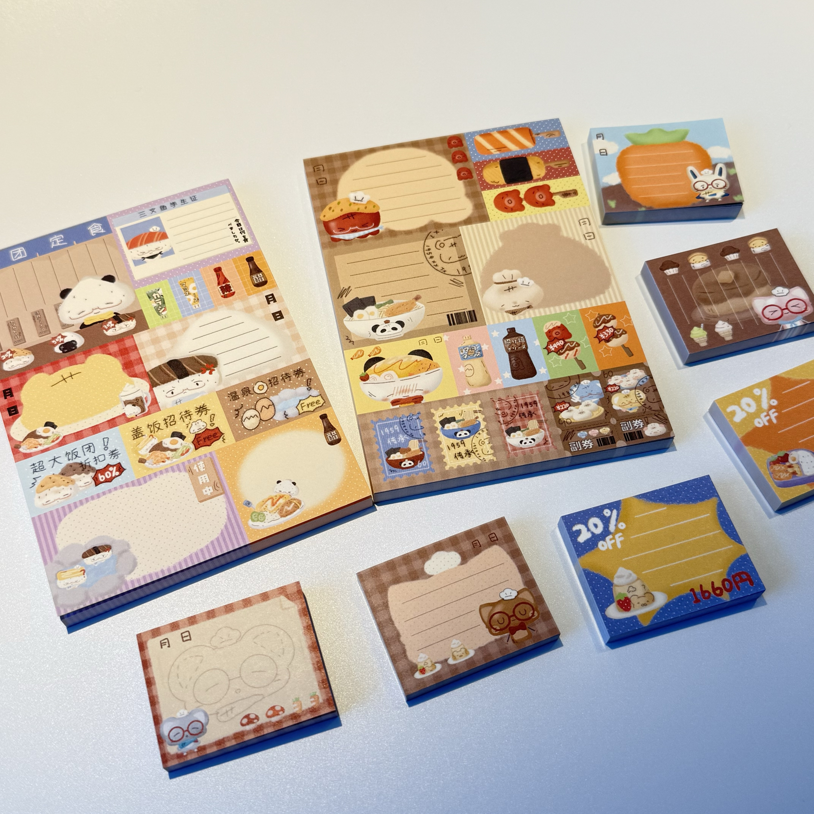 potato bb原创 手帐百搭拼贴便签素材 日系昭和风复古素材