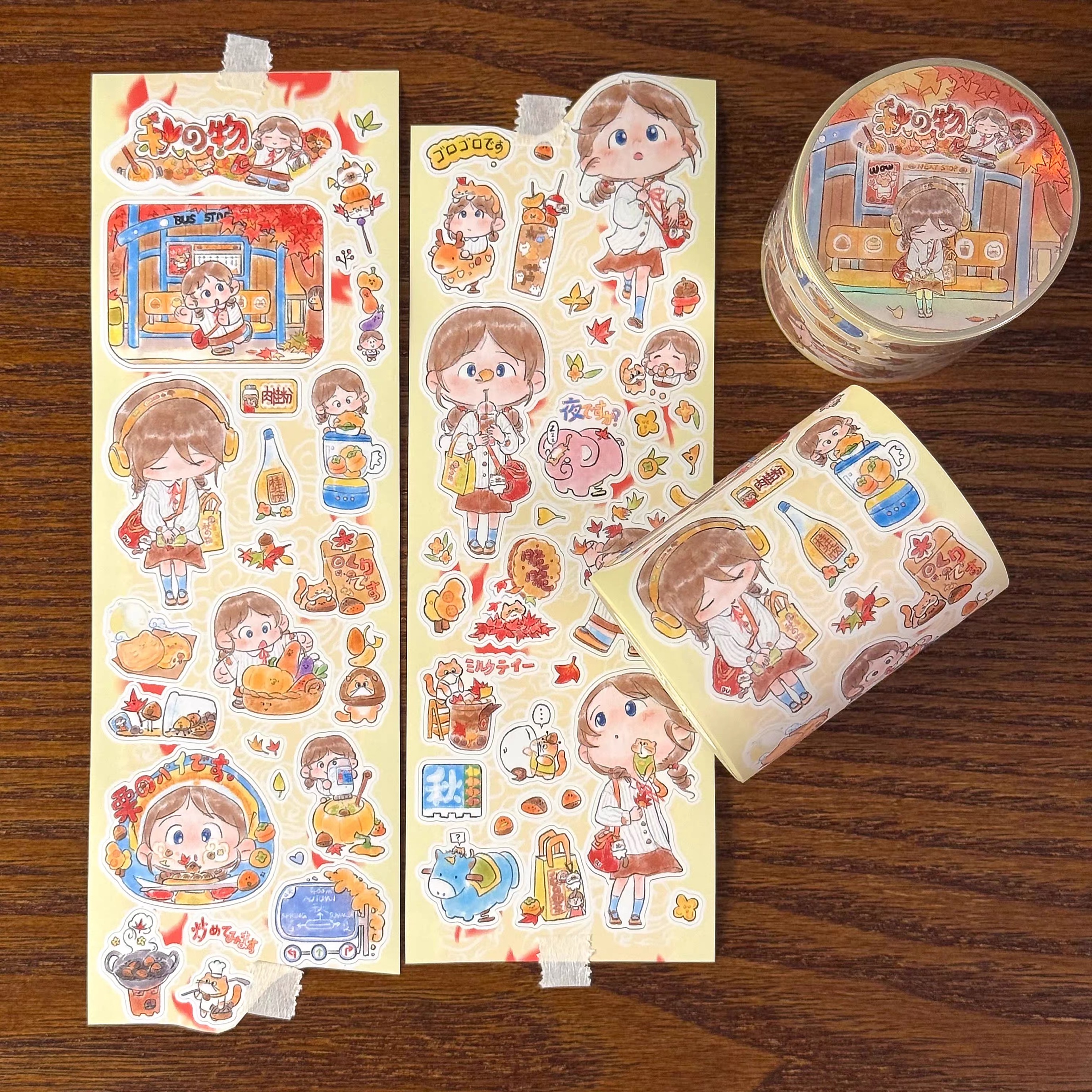 原创新品贴纸卷potatobb