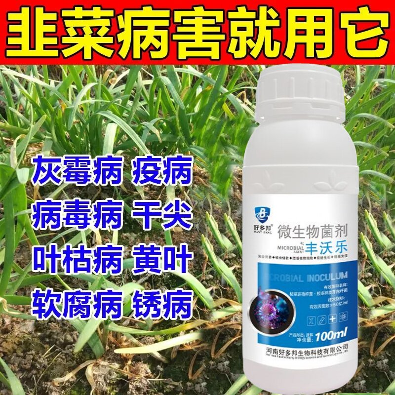 韭菜病专用药杀菌剂韭菜病全治黄叶干尖药灰霉病叶斑病白斑病锈病