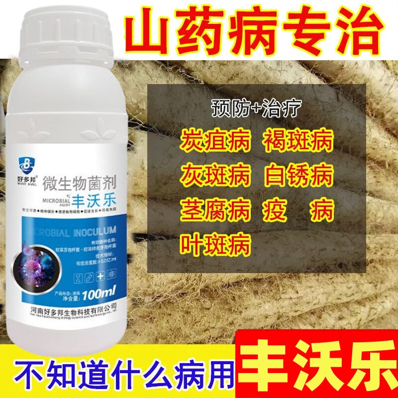 山药病全治专用杀菌剂炭疽病斑枯病黑斑病褐斑褐腐病白锈病疫病清
