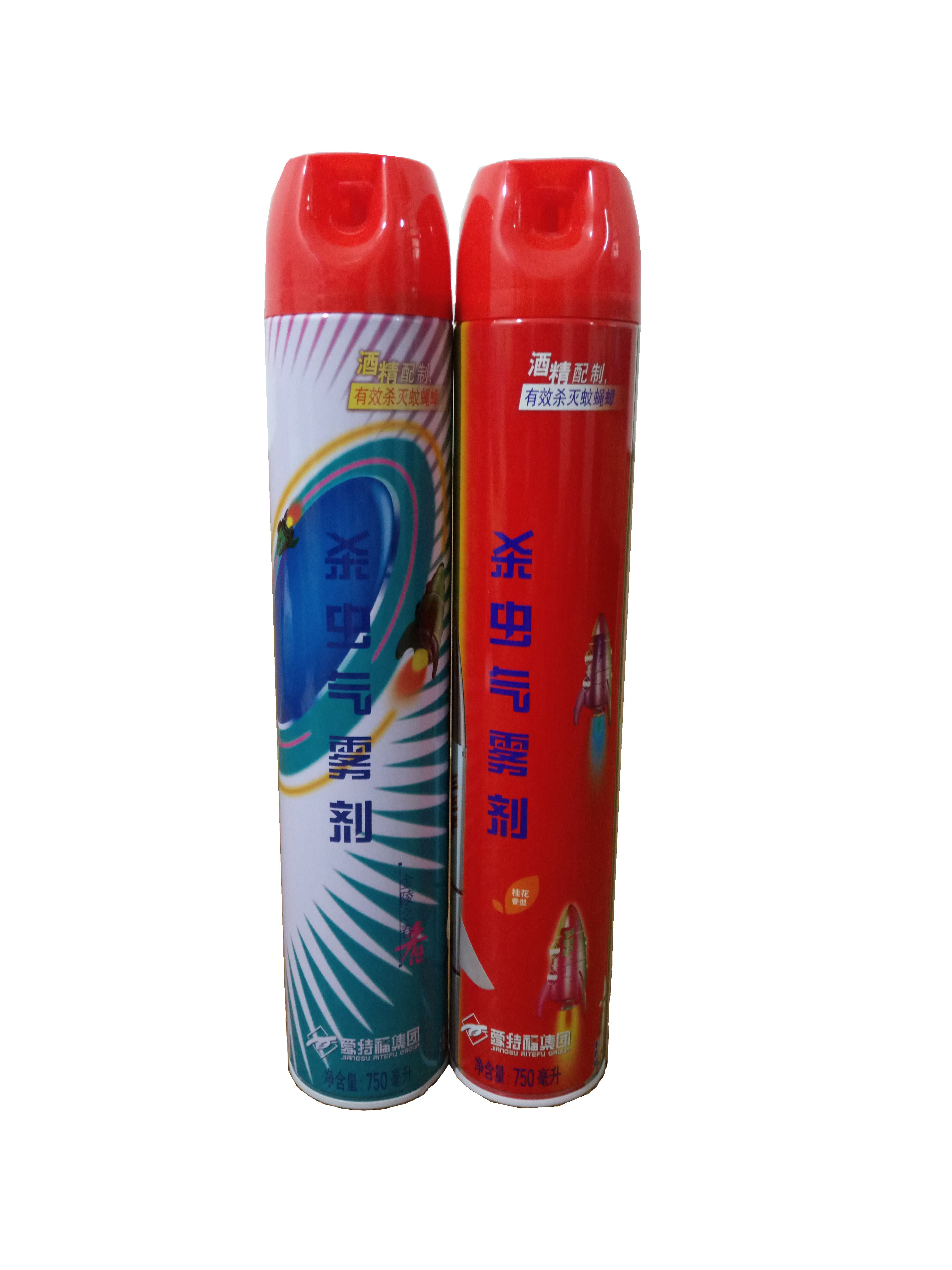 正品飞毛腿杀虫气雾剂750ml*2瓶 家用灭蚊蝇蟑 金陵之春/桂花香型