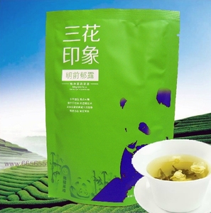 包邮明前郁露三花印象特产四川成都茶厂三花牌茉莉花茶叶特级袋装