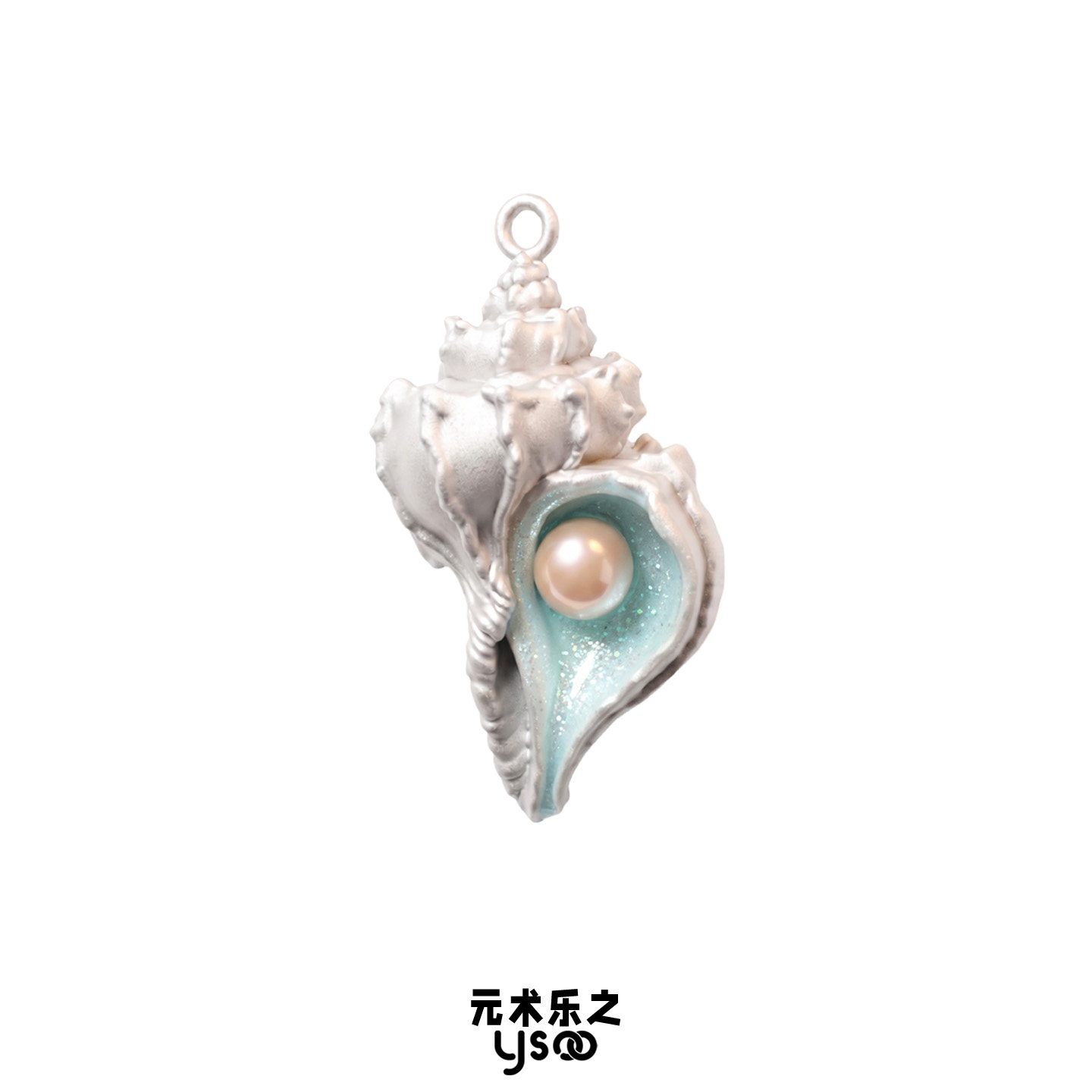 骨螺/天然淡水珍珠吊坠原创设计海螺造型甜酷风小众项链礼物
