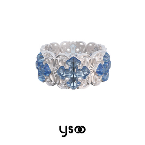 元术乐之ysoo原创设计鸢尾花戒指