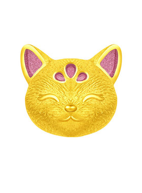 女生足金999新款迷你可爱转运珠