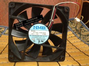 0.36A NMB美蓓亚4710KL DC12V B39 12025三线双滚珠散热风扇 04W