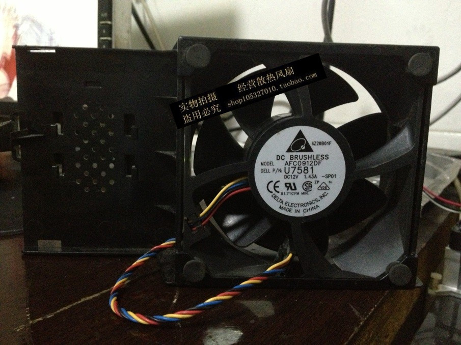 戴尔M6792 GX280 GX520 GX620 AFC0912DF U7581 12V 1.43A 风扇