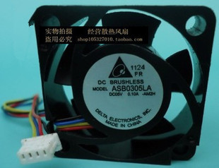 3010 0.10A 3CM3厘米笔记本风扇超静音5V 台达 ASB0305LA 测速