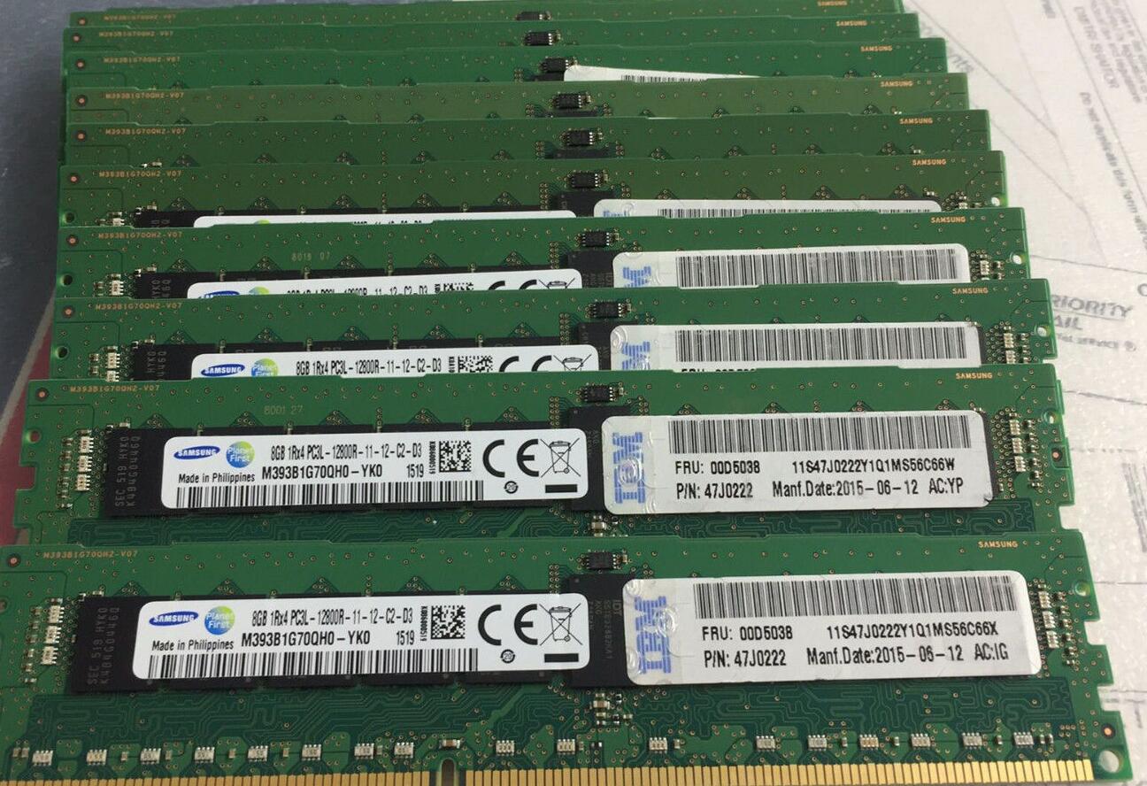 IBM专用x3100M4 x3250M4 X3200M3服务器内存条8G 1600 PC3-12800E