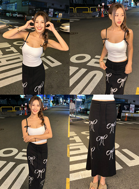 OHOCEAN蝴蝶结直筒版型包裹显瘦 纯棉质感 舒适贴身