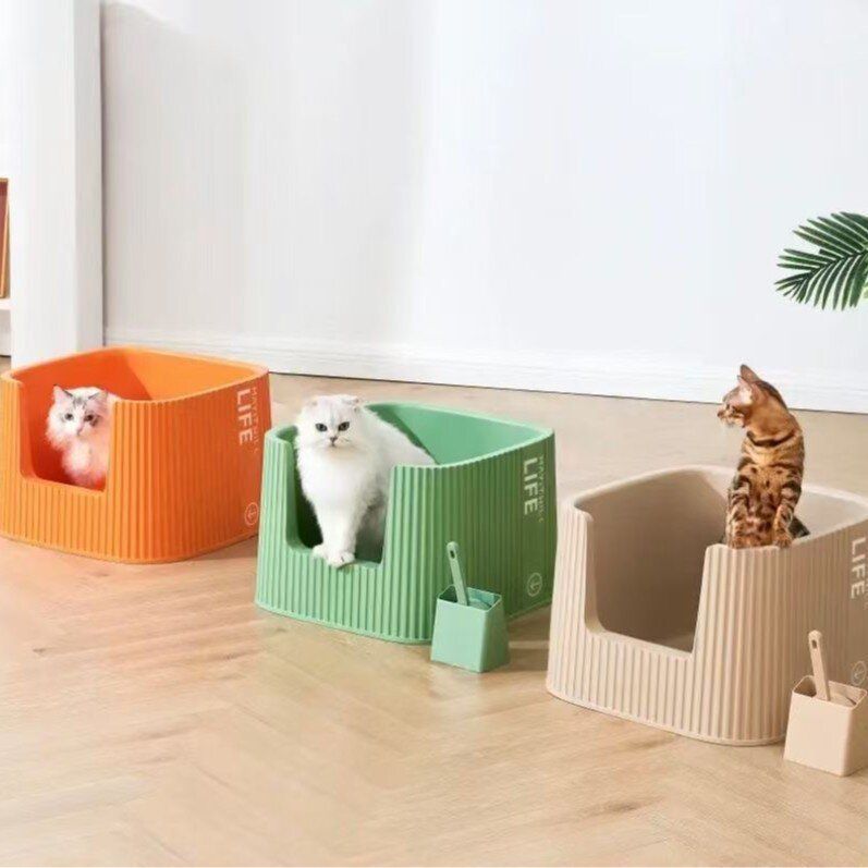 米尾超大号猫砂盆集装箱猫咪宠物