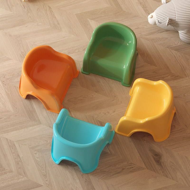 彩色多巴胺儿童靠背洗澡座椅沙滩家用婴儿小凳子座椅矮凳直角凳子