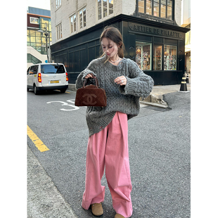 Avocadong 神裤不是随便夸的高腰宽松阔腿牛仔裤垂坠感牛仔长裤