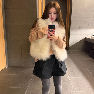 冬外穿休闲裤 百搭搭配宽松中低腰短裤 子 两色秋冬需要 Avocadong