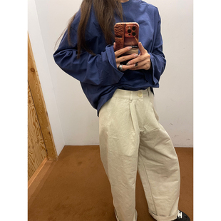 【5折特价】Avocadong  双色宽松好穿不拖沓休闲裤女宽松百搭长裤