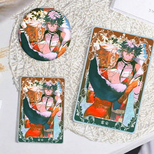 凹凸世界雷安流沙麻将徽章二次元生日礼物周边立牌桌面精美摆件