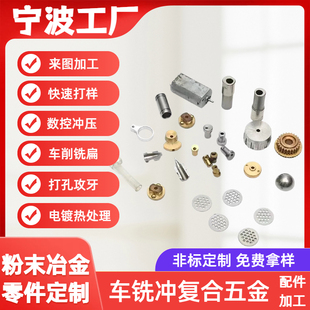 粉末冶金配件机械电子新能源小家电齿轮门窗五金不锈钢配件定制