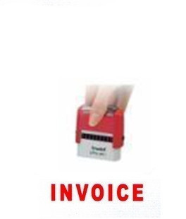 trodat/卓达4911回墨印章 万次印章E081 INVOICE翻斗自动出油印