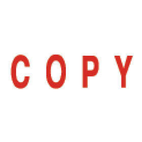 卓达印章  通用回墨印 4911 可印万次 英字母COPY 自动出油印章