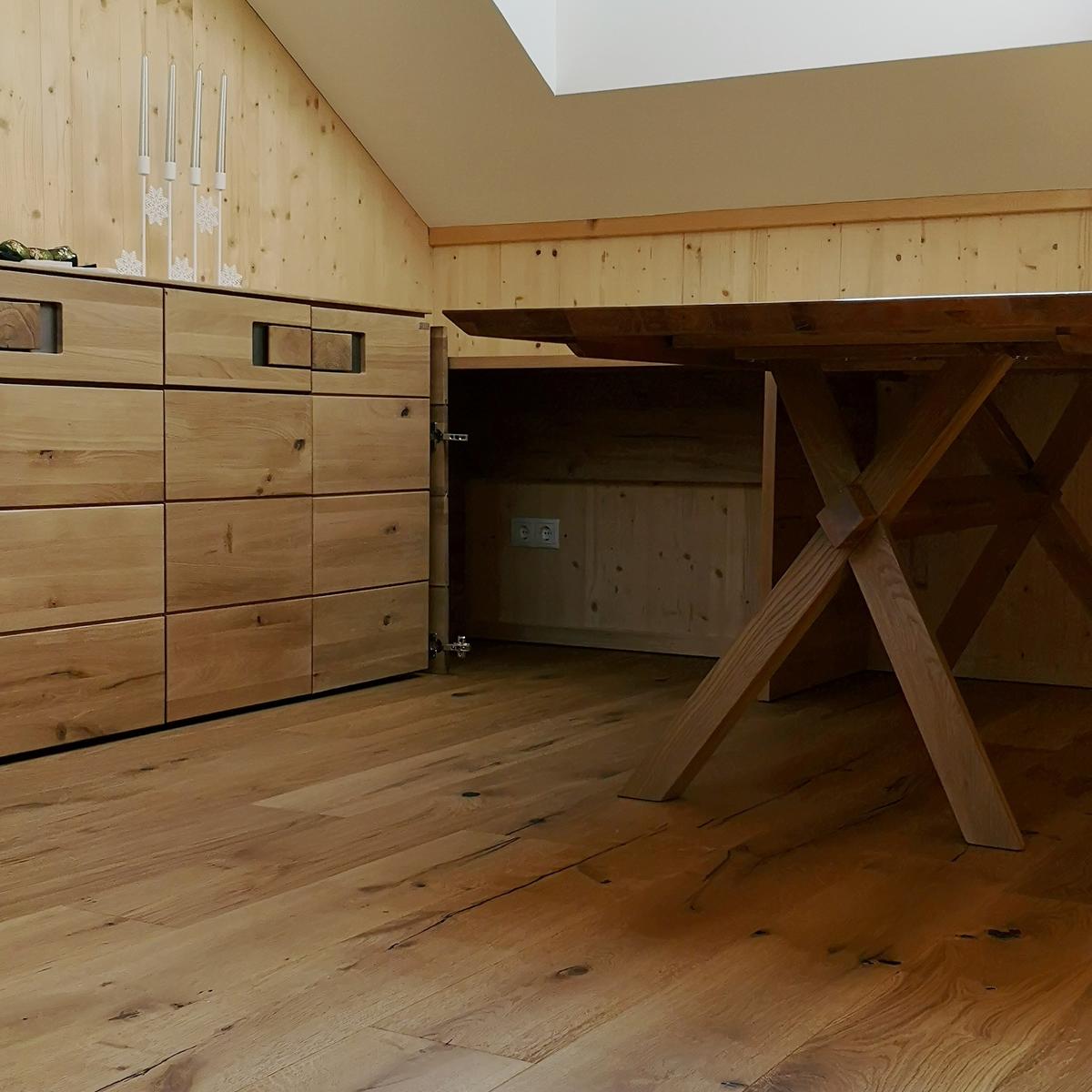 出口英国橡木云杉木狂放地暖