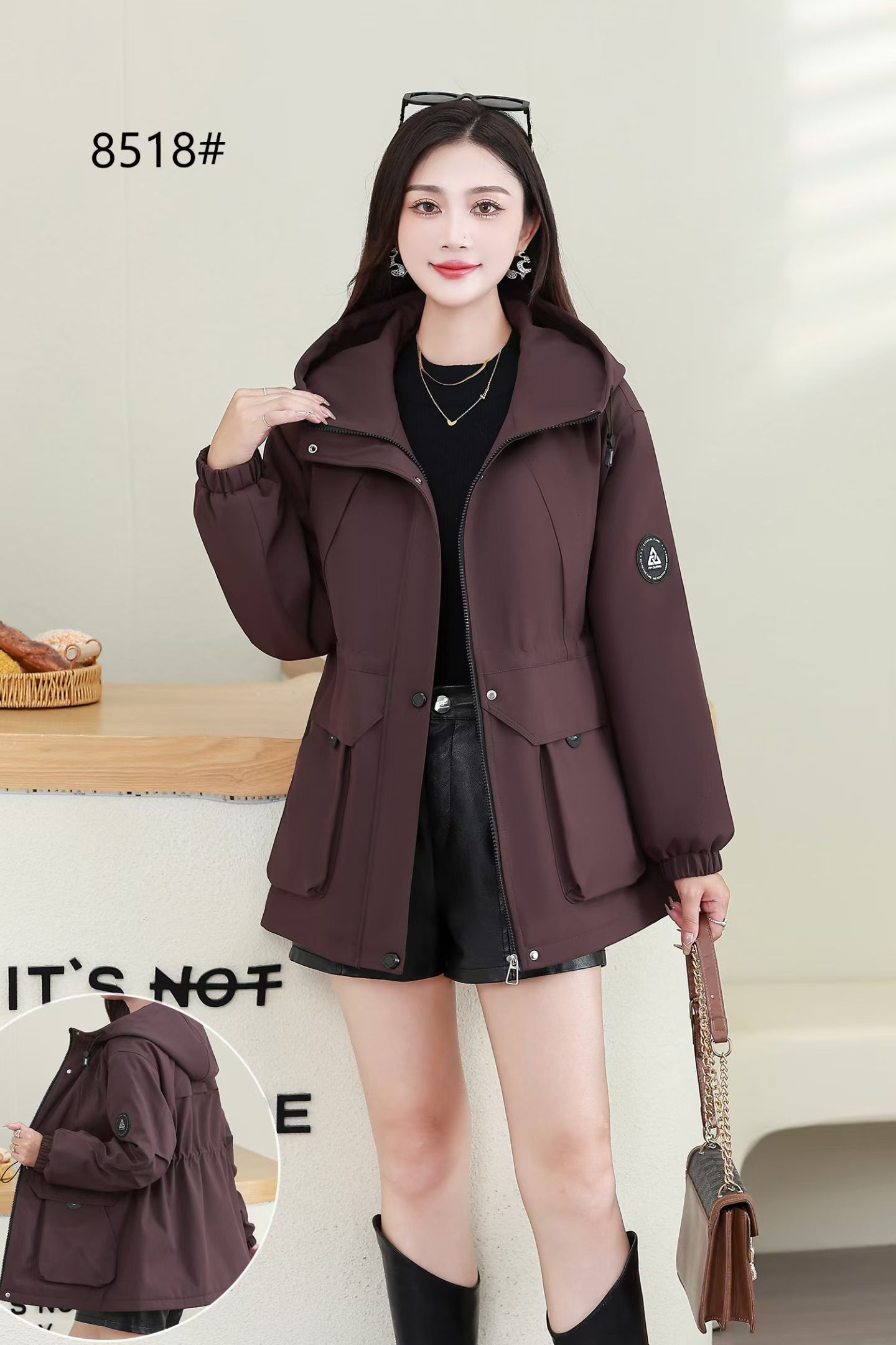 妈妈派克服女秋冬加绒加厚2025新款贵夫人女装秋装棉服中老年棉衣