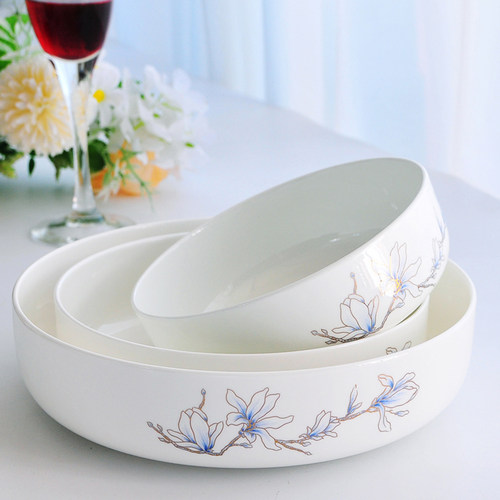 一级骨瓷窝盘深盘多款尺寸组合