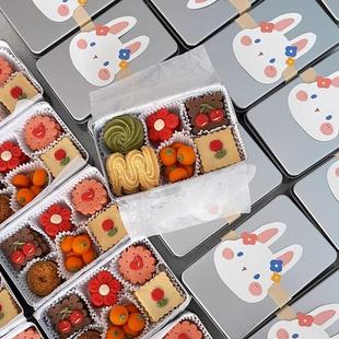 马口铁盒空盒长方形饼干盒铁皮盒子可定制礼品盒大小号收纳盒