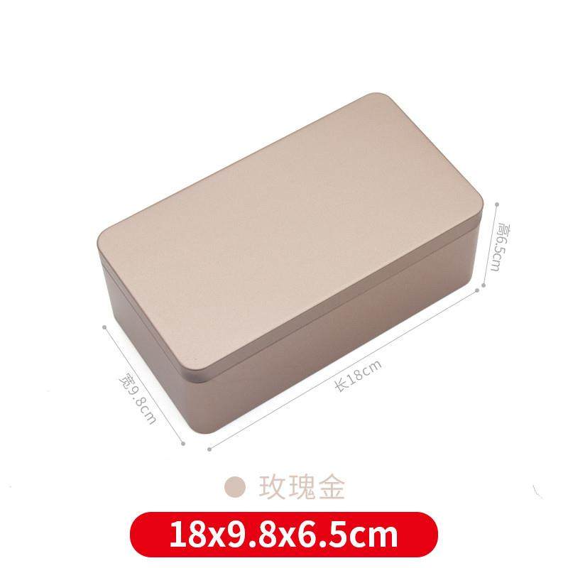 曲奇铁盒收纳盒加厚喜糖白茶定制大号空盒迷你长方形陈皮磨砂扁平,收纳整理,桌面收纳盒,淘宝优惠券,粉丝福利购,淘宝优惠卷