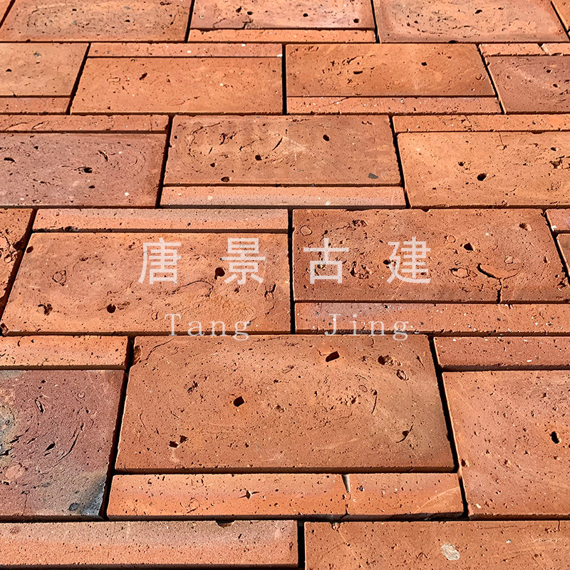 外墙老红砖切片中式仿古砖背景墙古建文化砖复古小红砖片旧砖墙砖图片