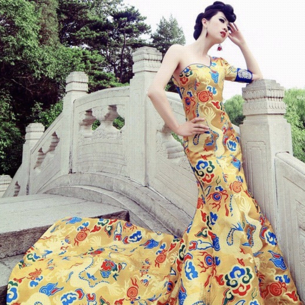 2020新款 年会 鱼尾拖尾 影楼主题礼服定制红色齐地婚纱 单肩龙袍在类目 女装/女士精品, 婚纱/旗袍/礼服, 婚纱中 - 来自Buy2taobao.com提供专业的淘宝代购服务