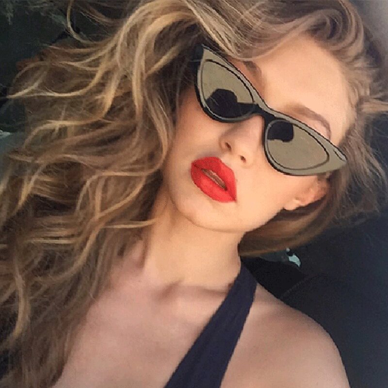 蹦迪猫眼墨镜女个性街拍嘻哈欧美网红太阳镜女ins港味眼镜