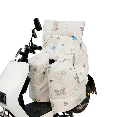 亲子款电动车后座挡风被冬季加绒加厚保暖电瓶车儿童护腿大童防水