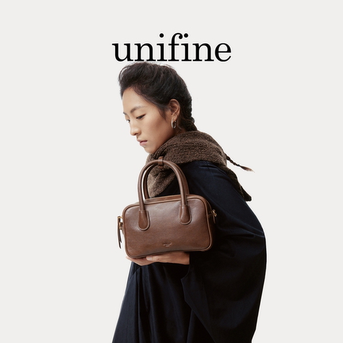 unifine新款真皮通勤宽包