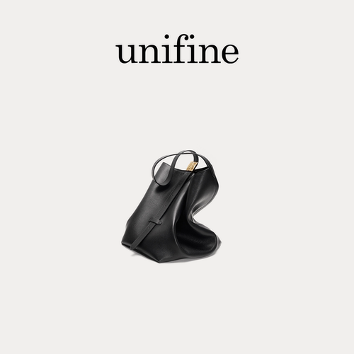 【悦己礼】unifine托特包女大容量通勤包包斜挎包真皮牛皮hobo包