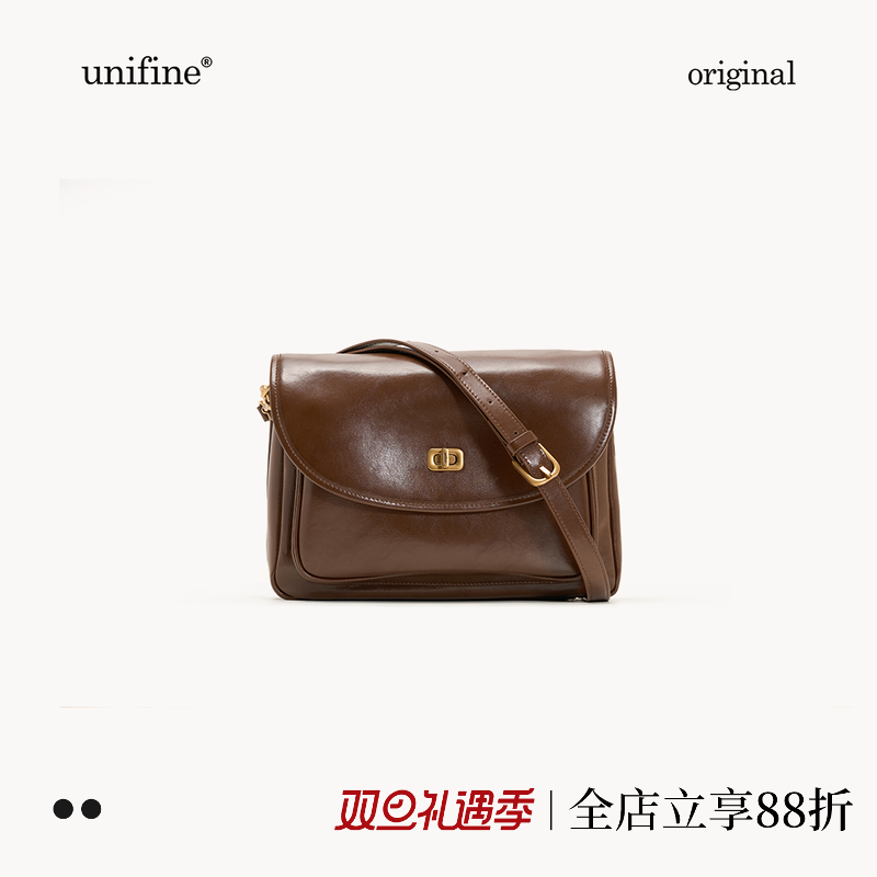 复古邮差包大容量女包小众高级感