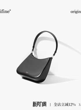 unifine新款单肩包黑色腋下包通勤女包小众轻奢高级包包送人礼物