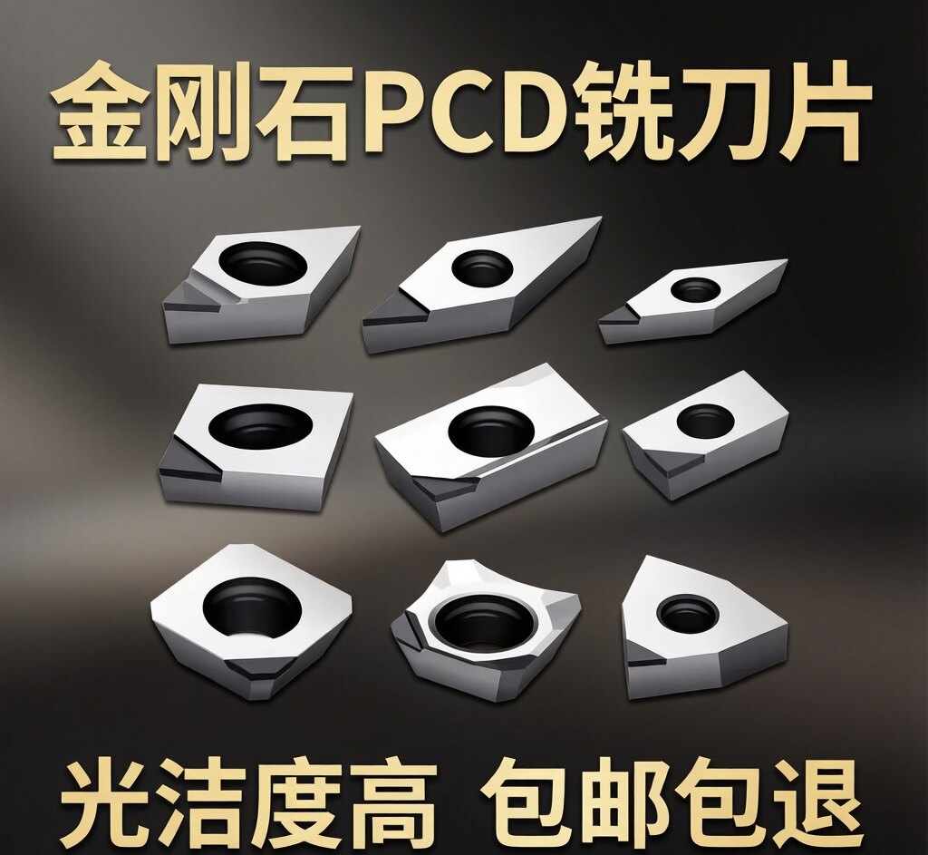 高光金刚石PCD数控刀片铣刀片
