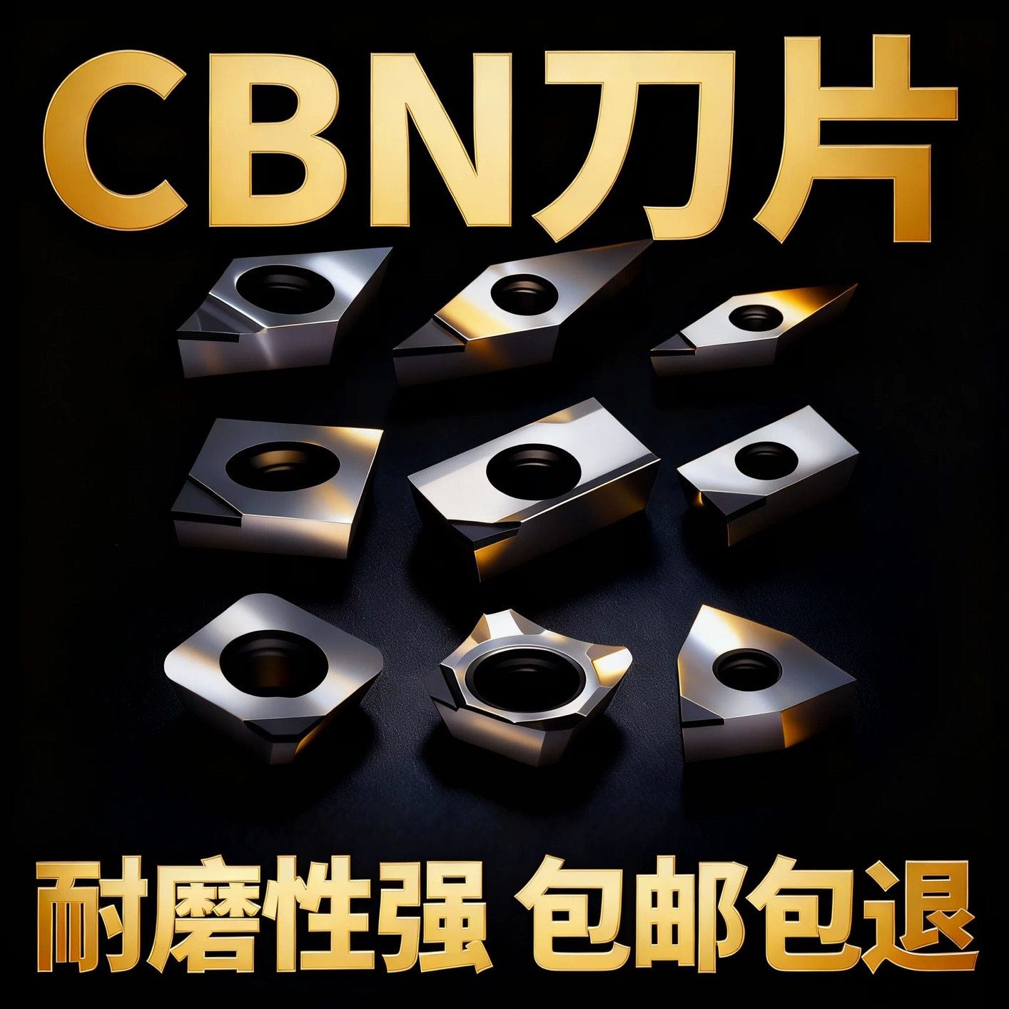 高光金刚石CBN数控刀片铣刀片,五金/工具,数控刀片/刀粒,淘宝优惠券,粉丝福利购,淘宝优惠卷