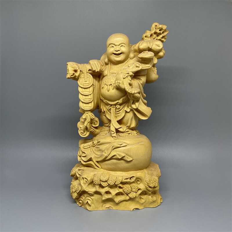 大肚弥勒佛佛像摆件是工艺品