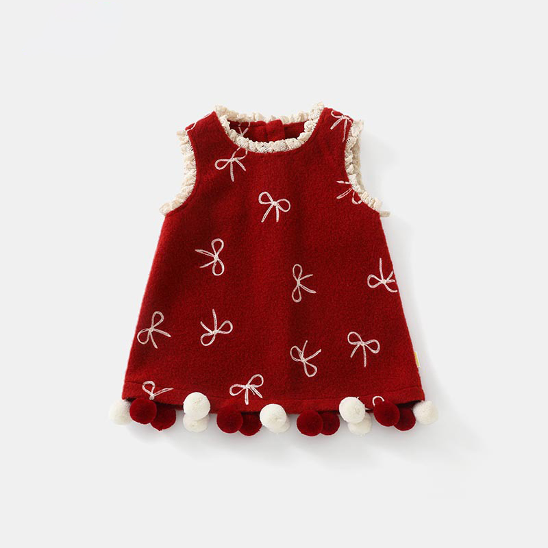 婴童拜年服女童连衣裙冬装新款