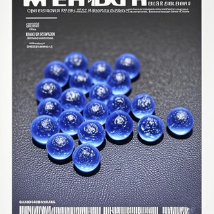 新DIY宝石蓝玻璃陨石微晶石圆珠陨石手链小颗粒原石无孔珠手串7mm