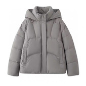 连帽立领泡芙加厚短款 D732冬季 新款 羽绒服5FA280781