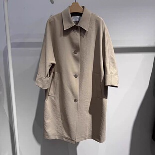 风衣外套5G2160201 卡其色休闲百搭中长款 B453M同款 春秋新款