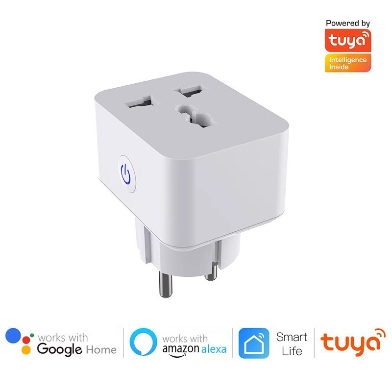 10A网络wifi手机蓝牙定时多功能电量转换插座开关智能涂鸦Tuya