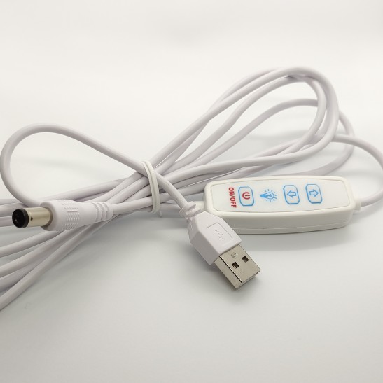 A3A4拷贝台临摹台5v触摸调光开关线控制线DC5521对USB调光电源线