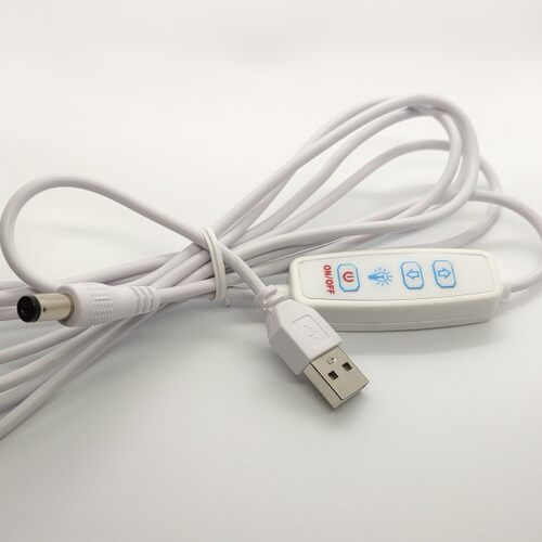 A3A4拷贝台临摹台5v触摸调光开关线控制线DC5521对USB调光电源线